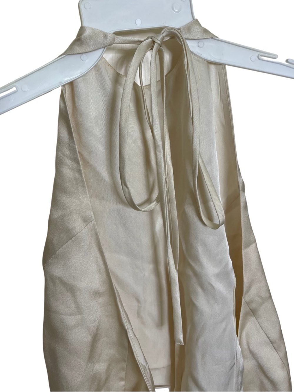 Anine Bing Leslie Top in Oyster - Picture 11 of 13